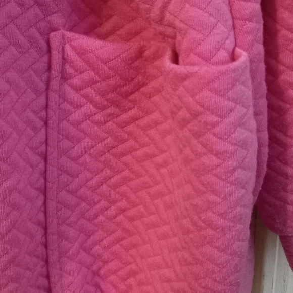 Plus Size Pink Quilted Sweater - Picture 6 of 9